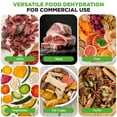 thumbnail image 6 of NutriChef 30 Layer & 3 Chamber Commercial Food Dehydrator Machine - Stainless Steel Trays, Digital Timer and Temperature Control, Ideal for Jerky Meat, Fruit, Pet Treats, Vegetables, and Herbs, 6 of 7