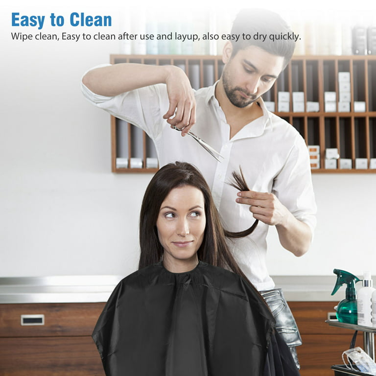 Barber hair cutting and styling cape