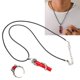 thumbnail image 4 of Juego de anillos de collares collar con colgante de anillo portátil en forma de pilar joyería con estilo de dragón regalo perfecto para hombres para uso diario ANGGREK Otros, 4 of 8
