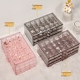thumbnail image 4 of 2023 New Arrival Transparent 3-Tier Jewelry Organizer with 72 Compartments – Spacious Storage Solution for Rings, Earrings, Necklaces | Clear Acrylic Design for Easy Visibility | Compact Size for, 4 of 6