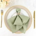 thumbnail image 2 of BalsaCircle 100 Pieces 17" Eucalyptus Green Polyester Luncheon Napkins Party Wedding, 2 of 8