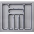 thumbnail image 1 of Cutlery Tray, 7 Compartments Cutlery Tray Cutlery Tray Modular Cutlery Organizer for Kitchen Drawers, 1 of 5