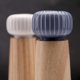 thumbnail image 2 of Molinillo de sal y pimienta hecho de madera y cerámica, molinillo de especias con Gri ajustable, 2 of 2