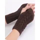 thumbnail image 2 of Guantes Sin Dedo Punto Tejidos Calidos Lana Mitones Tejidos, 2 of 4