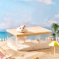 thumbnail image 4 of Hamster Bathroom Shower Bathtub Sand Basin for Sand Box Bathtub Rat Rabbit Small Animals Rectangle M, 4 of 9