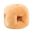 thumbnail image 2 of Yuarrent Almohada para dormir, almohadas suaves y cómodas de algodón para el cuello, cama de para la escuela, cojín para dormitorio de Suministros térmicos Marrón claro, 2 of 6