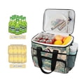 thumbnail image 2 of FORMRS Insulated Cooler Bag 24 Cans Capacity Soft Leakproof Lunch Box with Side Pockets, Floral Forest Pattern, 2 of 7