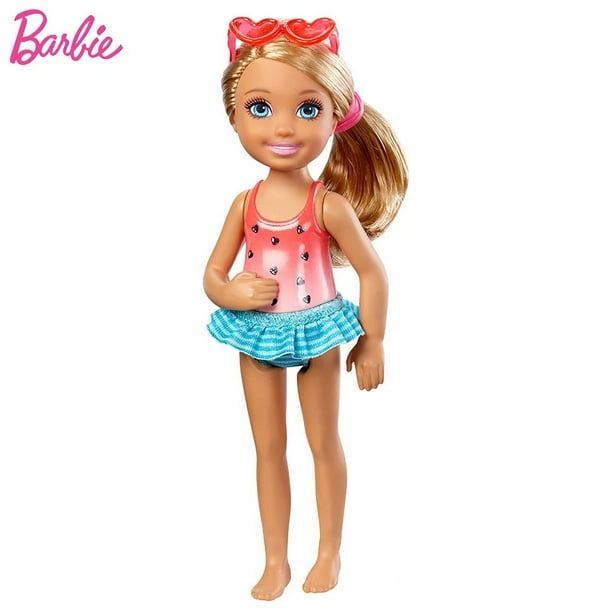 Original Barbie Club Chelsea Doll Travel Dolls Kawaii Fashion Clothes Accessories Education Play House Baby Toys for Girls Gift Walmart