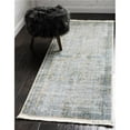 thumbnail image 1 of Unique Loom 3139615 2 ft. 7 in. x 10 ft. Fidel Baracoa Runner Rug, Gray, 1 of 2