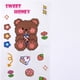 thumbnail image 2 of Kawaii Stickers Cute Stickers Easy To Peel Waterproof PET Cute Cartoon Style Transparent Clear Pattern Kawaii Stickers For Book DIY Little Bear With Milktea, 2 of 5
