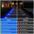 thumbnail image 4 of Aship  Solar Deck Lights , 12 Pack Blue& White Solar Powered Driveway Lights, IP68 Waterproof Solar Dock Lights  Step Lights Marker Lights for Path Stair Dock Garage, 4 of 9