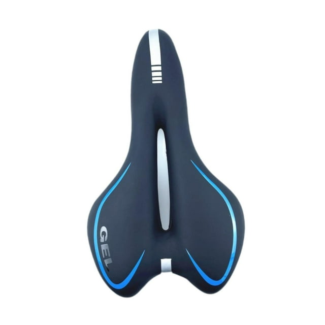Asiento de bicicleta cómodo shamjiam Gel acolchado resistente al agua Azul