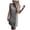Gray, variant on IROINNID Women's Sleeveless Shift Dress Round Neckline Fashion backless Comfy Casual Dress Solid Color Dress