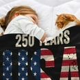 thumbnail image 4 of 250th Years Anniversarys of Freedoms US 1776-2026 Blankets Couch Blanket Vintage Throw Blankets for Bed, 4 of 10