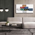 thumbnail image 5 of Epic Graffiti 'Mondrian Not 4 Anybody' by Gregory Constantine, Giclee Canvas Wall Art, 60"x30", 5 of 8