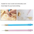 thumbnail image 3 of Tambour Hook with Needles, Embroidery Crochet Hooks French Needle Set Beading Hook Wooden Handle Tambour Beading Kit for Embroidering Sequins and Beads, 3 of 9