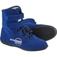 thumbnail image 4 of Black Hightop Racing Shoes, 9.5, SFI 3.3/5, Flexible Leather, 4 of 6