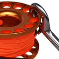 thumbnail image 3 of Aluminum Alloy Finger Reel Spool & 15m/30m Line, Double Dual End Clip For Scuba Diving Dive - Choose Reel Orange, 3 of 8