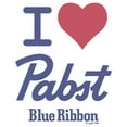thumbnail image 2 of Men's Pabst I Heart Beer Graphic Tee White X Large, 2 of 5