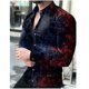 thumbnail image 1 of Camisas con gráficos tridimensionales, camisas de moda para hombre, camisas hawaianas de manga larga, blusas de playa cubanas, ropa para hombre, camisas masculinas, 1 of 6