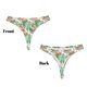thumbnail image 3 of Balery Flamingo And Monstera Tangas de Algodón para Mujer con Estampado – Ropa Interior Sexy, Transpirable, G-string-X-Large, 3 of 6