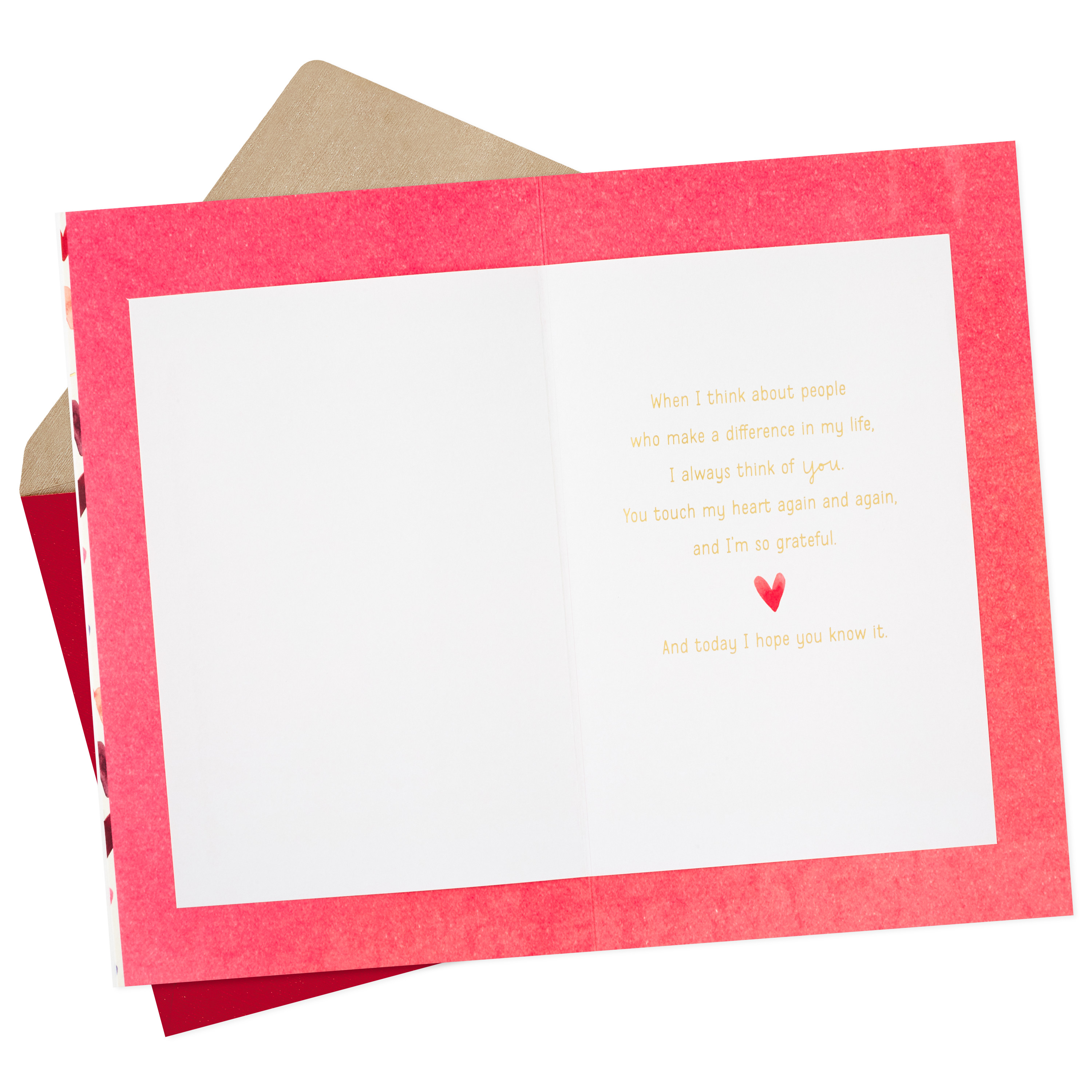 Hallmark Valentine's Day Card (You Make a Difference in My Life)