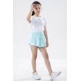 thumbnail image 4 of Girls Flowy Shorts,Spandex Liner 2-in-1 Youth Butterfly Skirts for Fitness, Running, Sports, 4 of 5