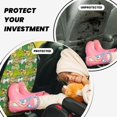 thumbnail image 3 of Cartoon Frog Mats Back Seat Protectors, Car Seat Protector Vehicle Organizers Waterproof Cover Back Seat Cover for Kids with 3 Storage Pockets 2 Pack, 3 of 5