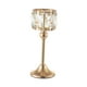 thumbnail image 5 of Candelabros Dorados Candelabros Decorativos Iglesia Hogar Restaurantes Oficinas 25cm Sunnimix candelabros de mesa de cristal, 5 of 8