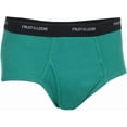 thumbnail image 2 of Fruit of the Loom Men's Fashion Briefs 12-Pack Value MYSTERY COLORS Cotton Waistbands Vary Large, 2 of 9