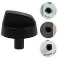 thumbnail image 3 of SHISUYAN 4 Pack Universal Control Knobs Replacement With 12 Adapters Range Knob Kit Stove Knob Compatible With Electric Gas Stove Ranges Black, 3 of 8