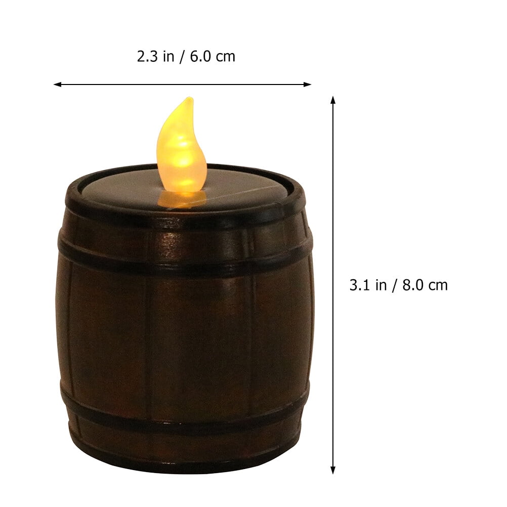 Solar Powered Candle Tealight Waterproof Solar Fake Candle Light for