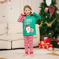 thumbnail image 4 of Pijama navideño familiar con estampado de letras de Papá Noel y dibujos animados nuevos de 2024, 4 of 5
