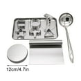 thumbnail image 2 of TOPRenddon Korean Sugar Candy Making Tools, 11PCSStainless Steel Cookie Cutters Biscuit Molds, Squid Sugar Game Kit, Umbrella Triangle Star Round Baking Cake Molds for Party Squid Sugar Game Cookie, 2 of 8
