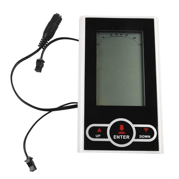 LCD Monitors Speedometer Stationary Bike Speedometer Fitness Data Recorder for Exercise Bike Monitoring