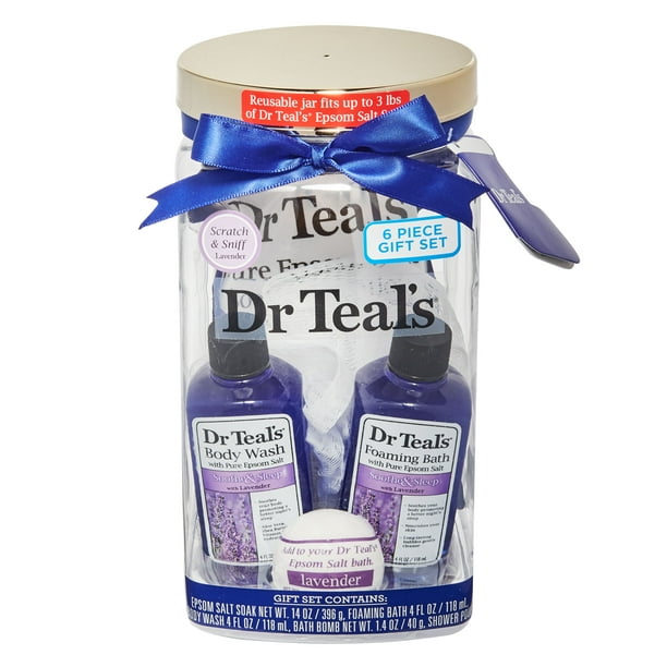 Dr Teal's 5Piece Soothe and Sleep Bath Gift Set with Lavender