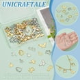 thumbnail image 5 of 84pcs 7 Mixed Shapes Charms 304 Stainless Steel Pendants Flat Smooth Pendant Golden & Stainless Steel Color for DIY Necklaces Jewelry Making Accessory 1-1.5mm Hole, 5 of 6