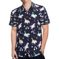 thumbnail image 4 of High Quality Hawaiian Shirts for Men Short Sleeve Aloha Beach Shirt Floral Summer Casual Button Down Shirts Blouses RCGTCS, 4 of 7