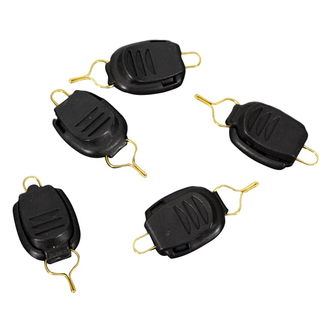 Eigraketly Pack de 30 soportes para sedal de pesca Luminous Keeper Outdoor Sports Stopper Black Pescar Negro