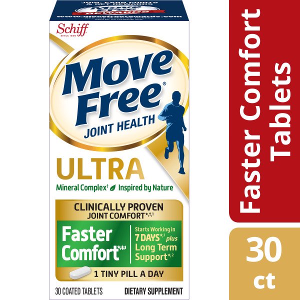 Move Free Ultra Faster Comfort Joint Health Supplement with Calcium and