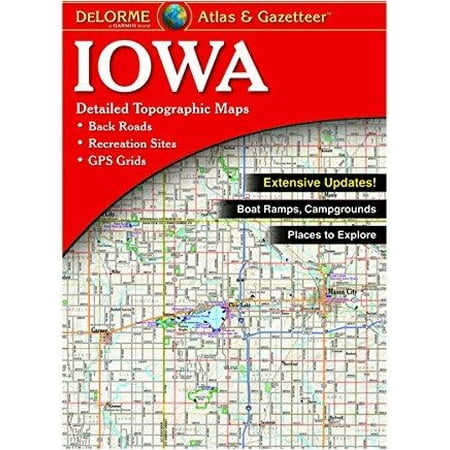 - Delorme Iowa Atlas & Gazetteer