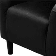 Easyfashion Tub Chair, Set of 2, Black Velvet