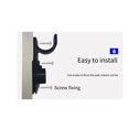 thumbnail image 1 of Soporte de cable de cargador de pared para vehículos eléctricos de una pieza con conector tipo 2 (estándar europeo), 1 of 5