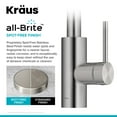 thumbnail image 6 of KRAUS Oletto Single Handle Pull Down Kitchen Faucet with QuickDock Top Mount Installation Assembly in Spot Free Stainless Steel, 6 of 7