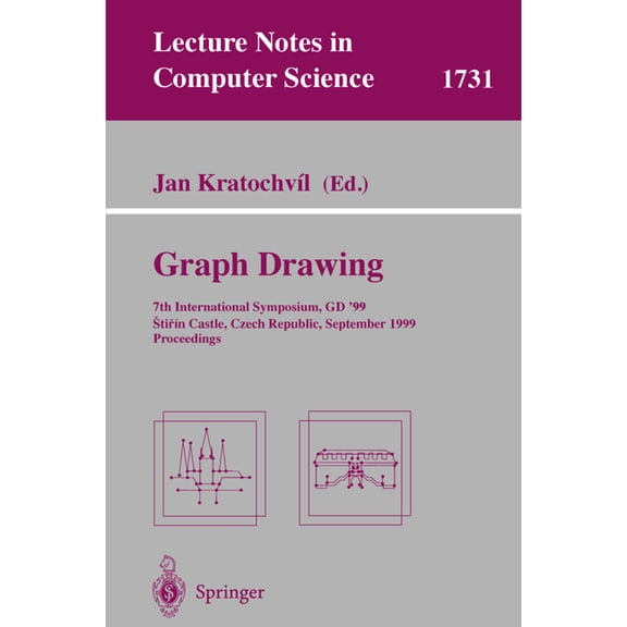 Lecture Notes in Computer Science Graph Drawing: 7th International Symposium, Gd'99, Stirin Castle, Czech Republic, September 15-19, 1999 Proceedings, Book 1731, (Paperback)