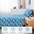 thumbnail image 2 of Viviland Kids Bed Sheet Set, Boys Twin Size Sheets, Microfiber Kids Fitted Sheet and Pillowcase, Breathable and Silky Soft, 3 Piece Jeep Trucks Printed Twin Bed Sheet, 2 of 9