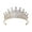 Gold white, variant on Stylish Wedding Crowns Adjustable Size Suitable for Bridal and Formal Occasions