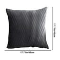 thumbnail image 2 of Hwkond Throw Pillows Pillow Case Striped Velvet Upholstered Sofa Living Room Bedroom,Gray, 2 of 5