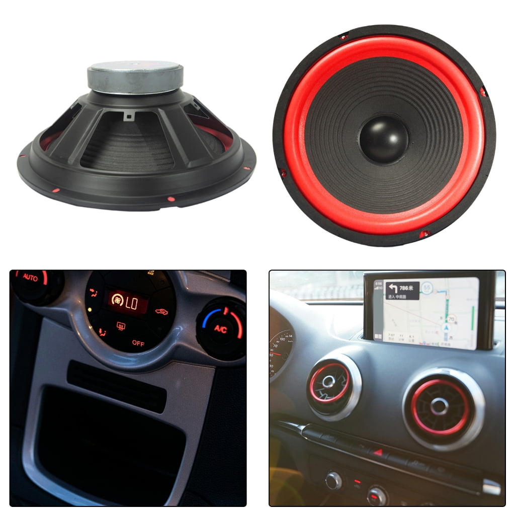 Osdhezcn 4Ohm 8inch Speakers Subwoofer Car Stereo Speakers Vehicle Door Music Stereo