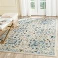 thumbnail image 5 of SAFAVIEH Evoke Rado Floral Medallion Area Rug, Navy/Ivory, 5'1" x 7'6", 5 of 5